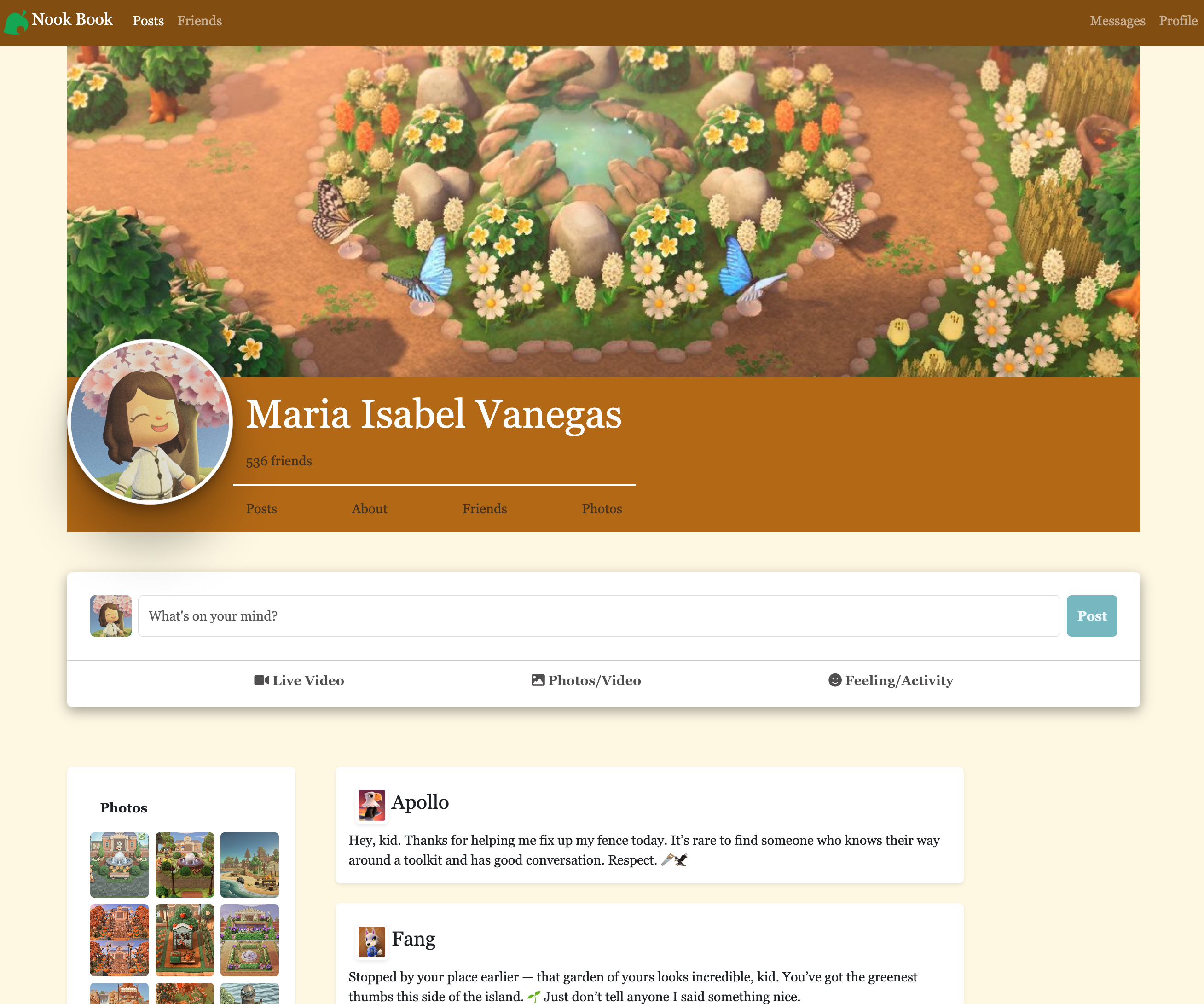 Photo of ACNH Social Media App