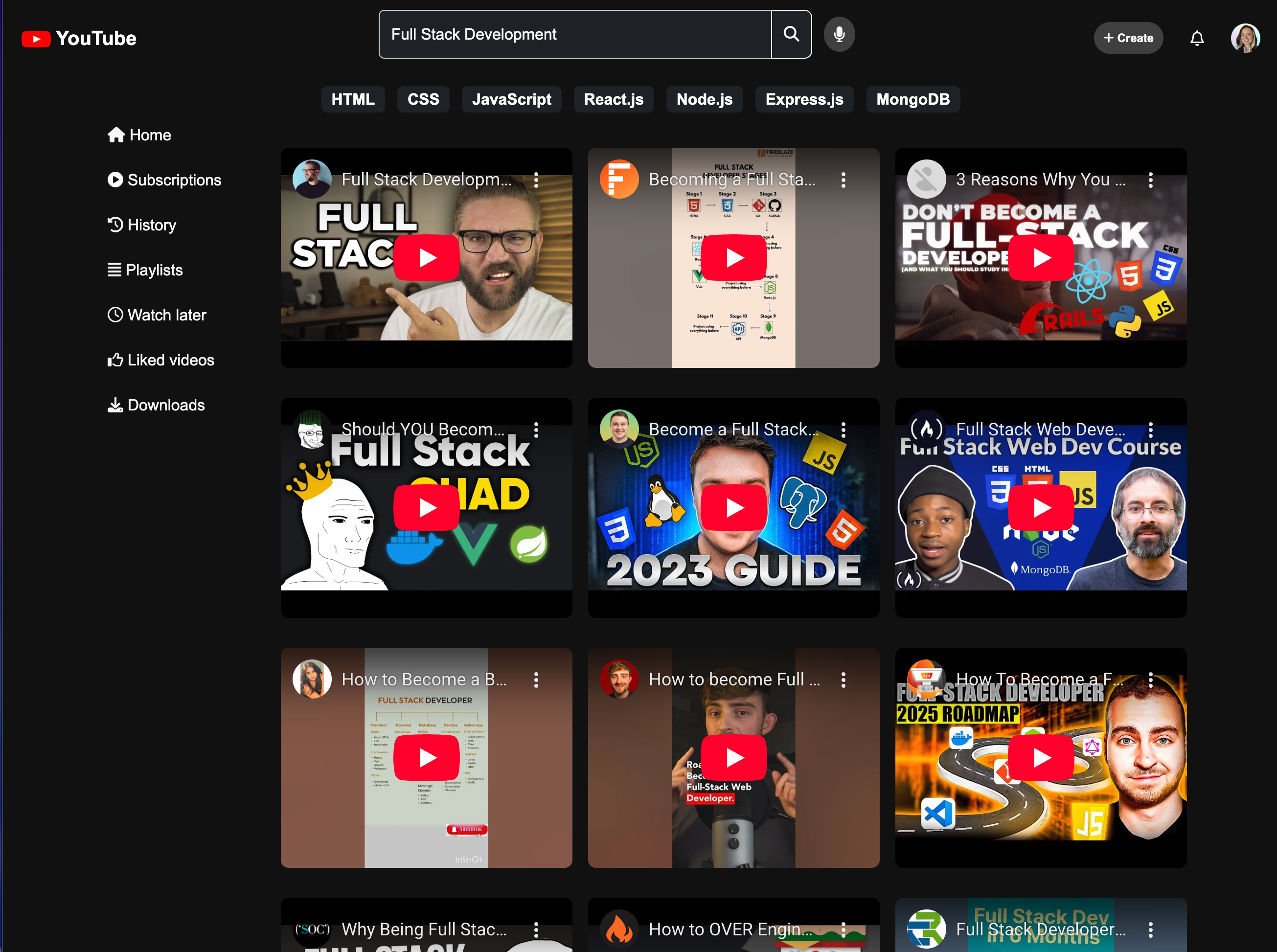 Photo of YouTube Clone App